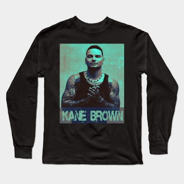 Solarize Illustrations - Kane Brown Long Sleeve T-Shirt by DekkenCroud